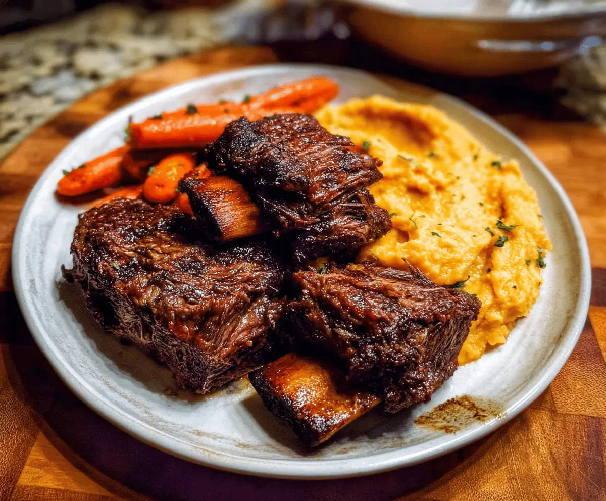 Super Tender Crockpot Beef Short Ribs Recipe