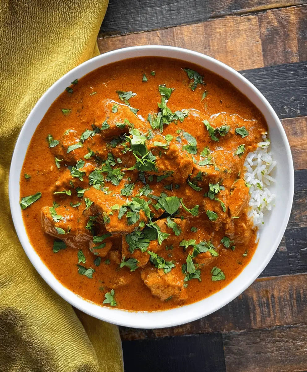 Easy Slow Cooker Indian Butter Chicken Recipe