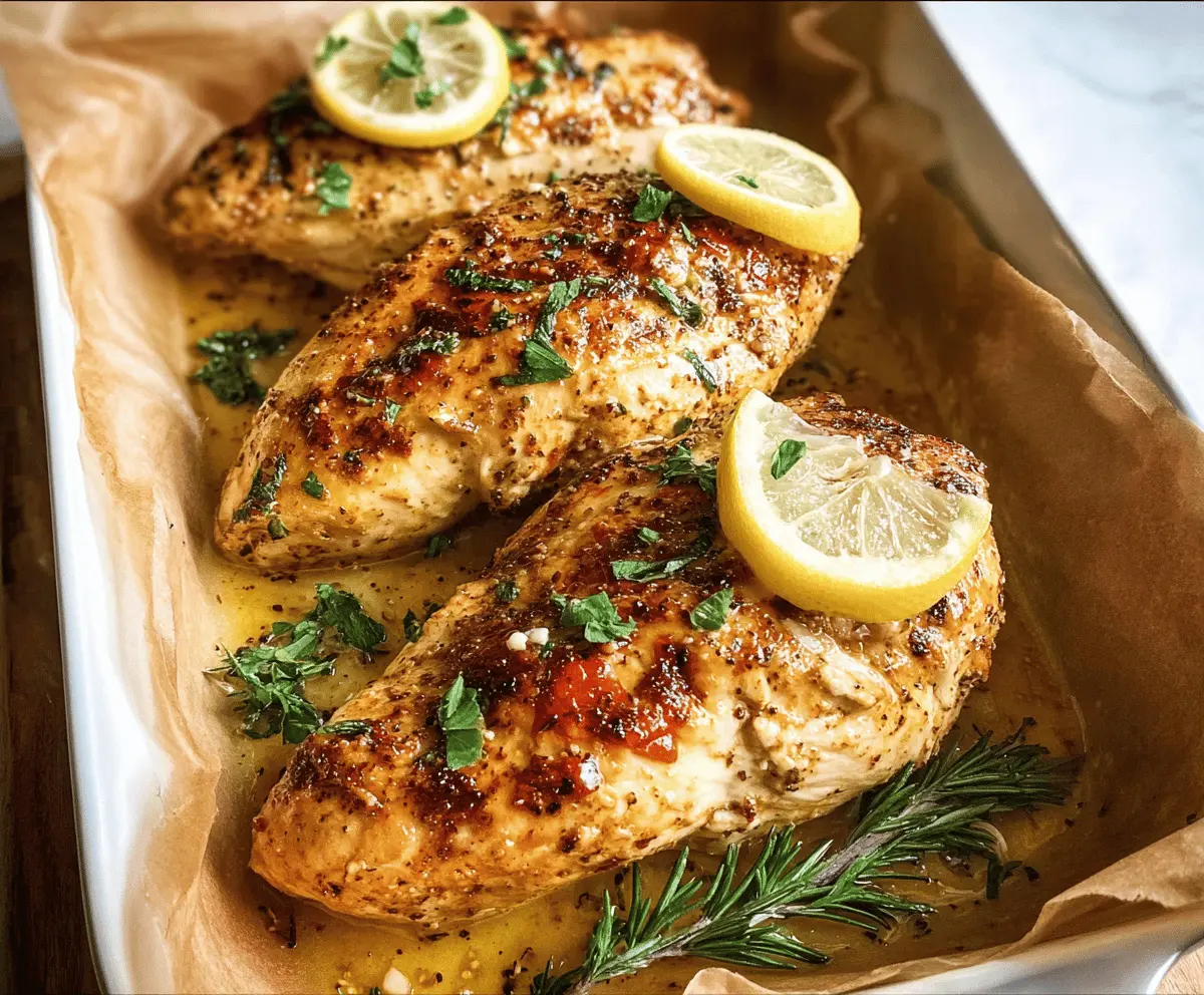 Easy Oven Baked Chicken Breast Recipe