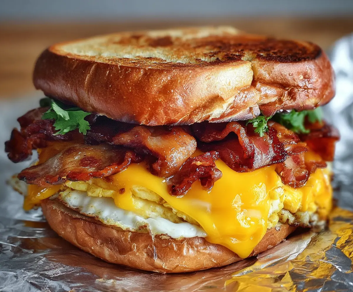 Bacon Egg Breakfast Sandwich