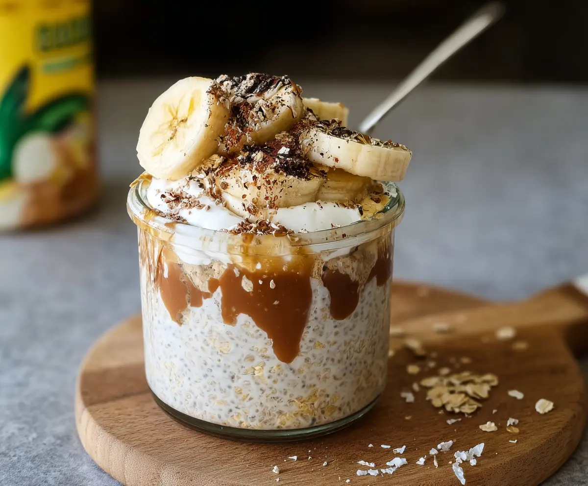 Banoffee Pie Overnight Oats