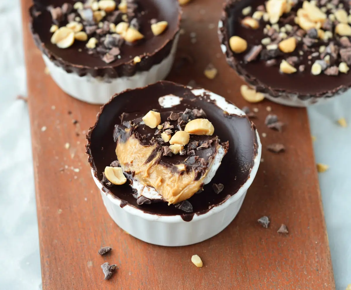 Greek Yogurt Peanut Butter Protein Cups