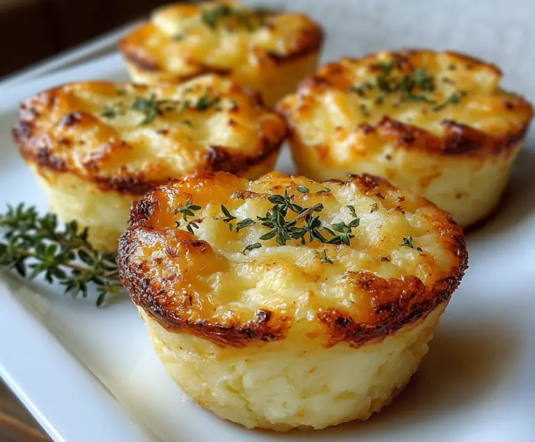 Cheesy Mashed Potato Puffs