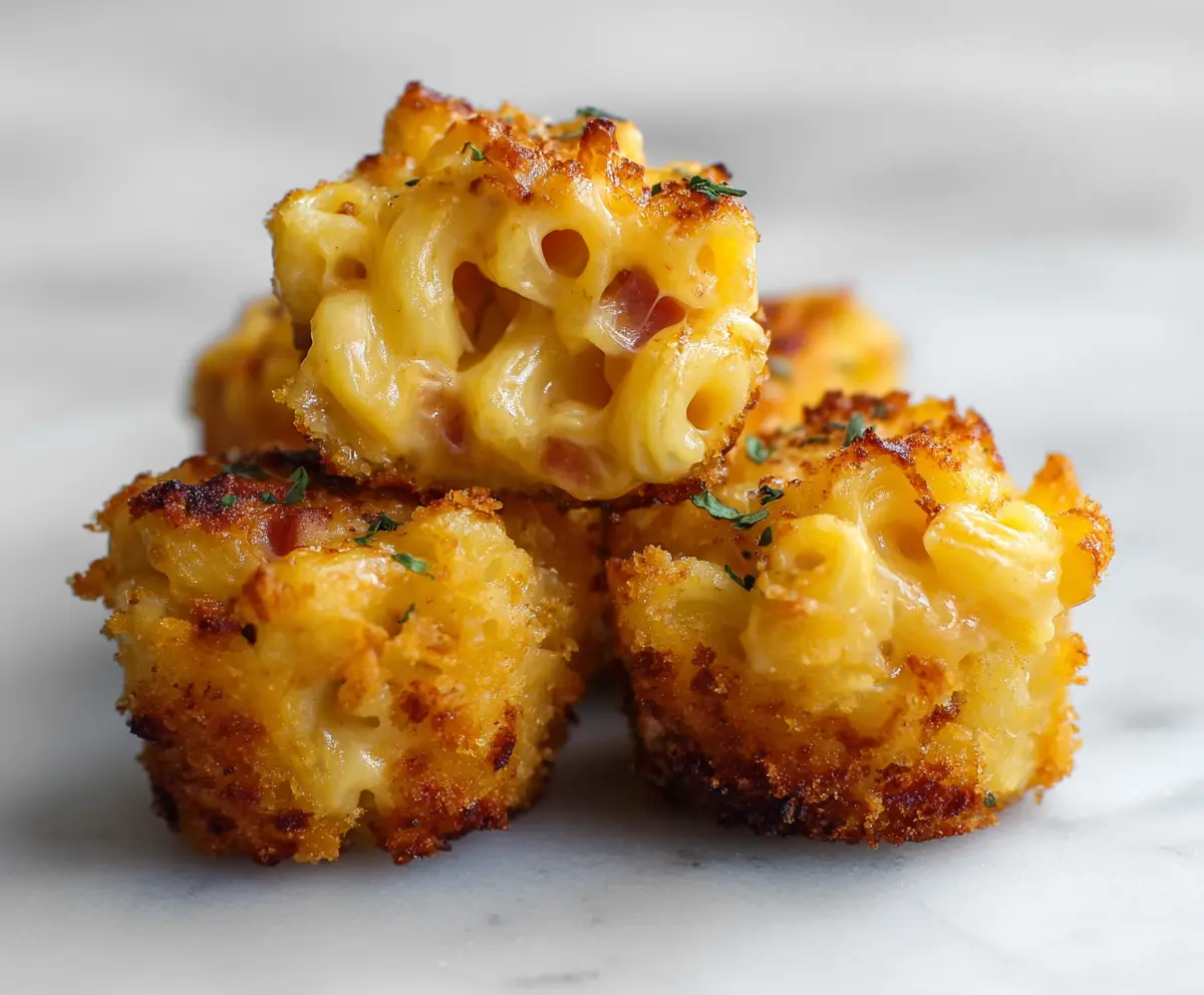 Craving delicious Macaroni and Cheese Bites, perfect for snacks and parties