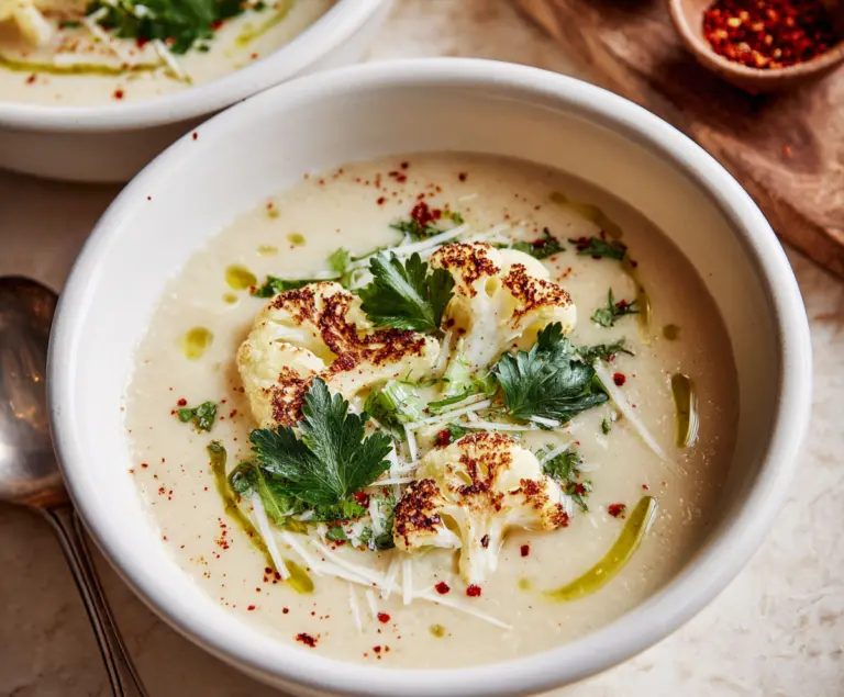 Cauliflower Leek Soup
