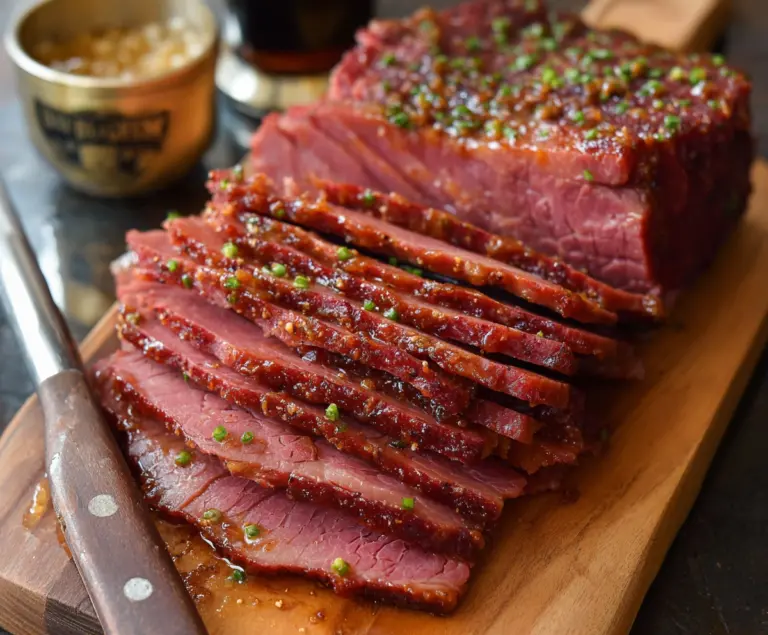 Corned Beef With Beer Glaze