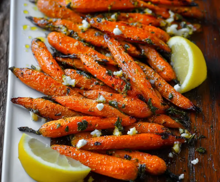 Lemon Dijon Roasted Carrots