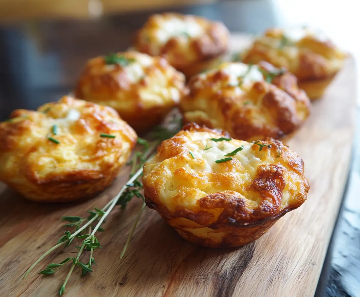 Delicious Mashed Potato Cheese Puffs, golden and crispy, perfect as a snack or appetizer.